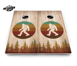 Bigfoot Circle Cornhole Boards - Pro Solution Lite Series by Cornhole Solutions, custom cornhole board detail photo 4