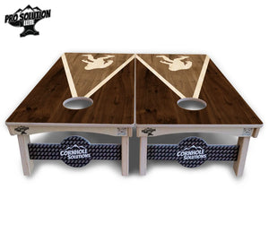 Bigfoot Triangle Cornhole Boards - Pro Solution Elite Series by Cornhole Solutions, custom cornhole board detail photo 3