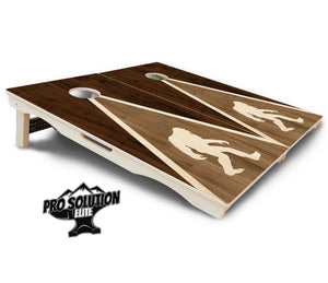 Bigfoot Triangle Cornhole Boards - Pro Solution Elite Series by Cornhole Solutions, custom cornhole board detail photo 4