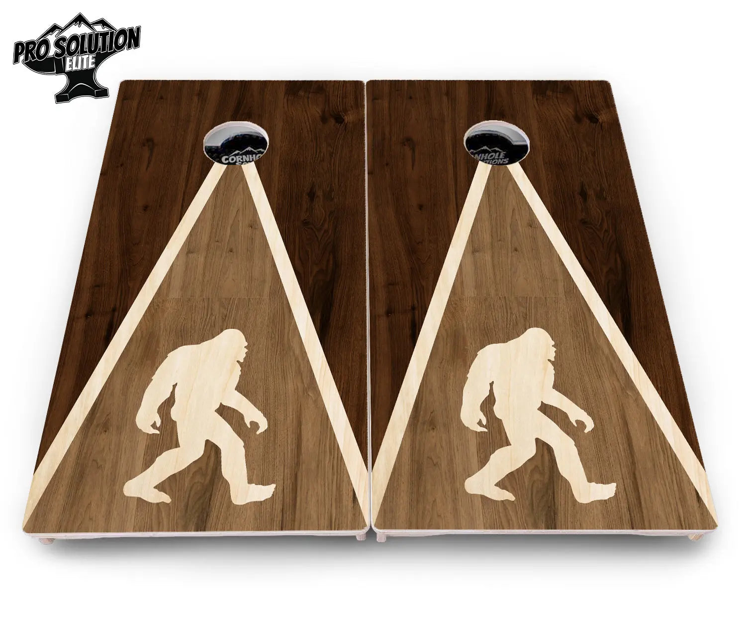 Bigfoot Triangle Cornhole Boards - Pro Solution Elite Series by Cornhole Solutions, custom cornhole board detail photo 5