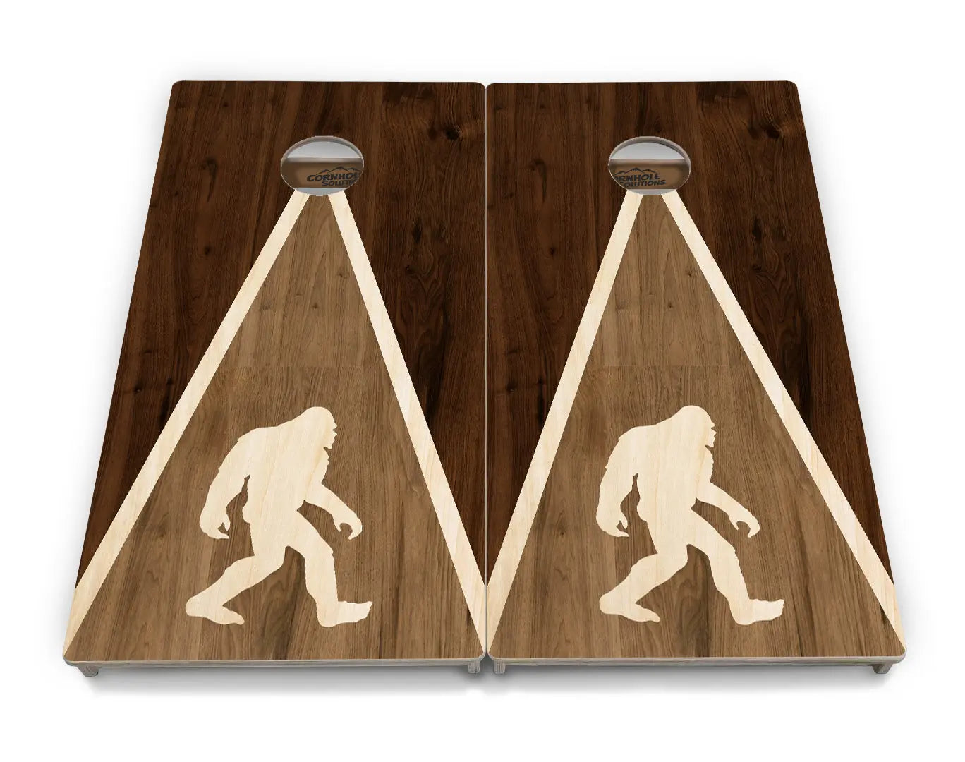 Bigfoot Triangle Cornhole Boards - Professional Tournament Series by Cornhole Solutions, custom cornhole board detail photo 4