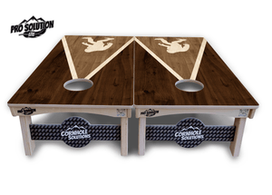 Bigfoot Triangle Cornhole Boards - Pro Solution Lite Series