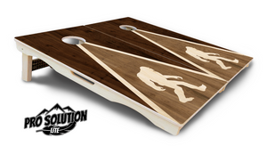 Bigfoot Triangle Cornhole Boards - Pro Solution Lite Series by Cornhole Solutions, custom cornhole board detail photo 4