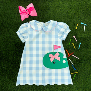 Birdie Blue Golf Dress by Seven Lantern Lane, Southern lifestyle apparel detail photo 2