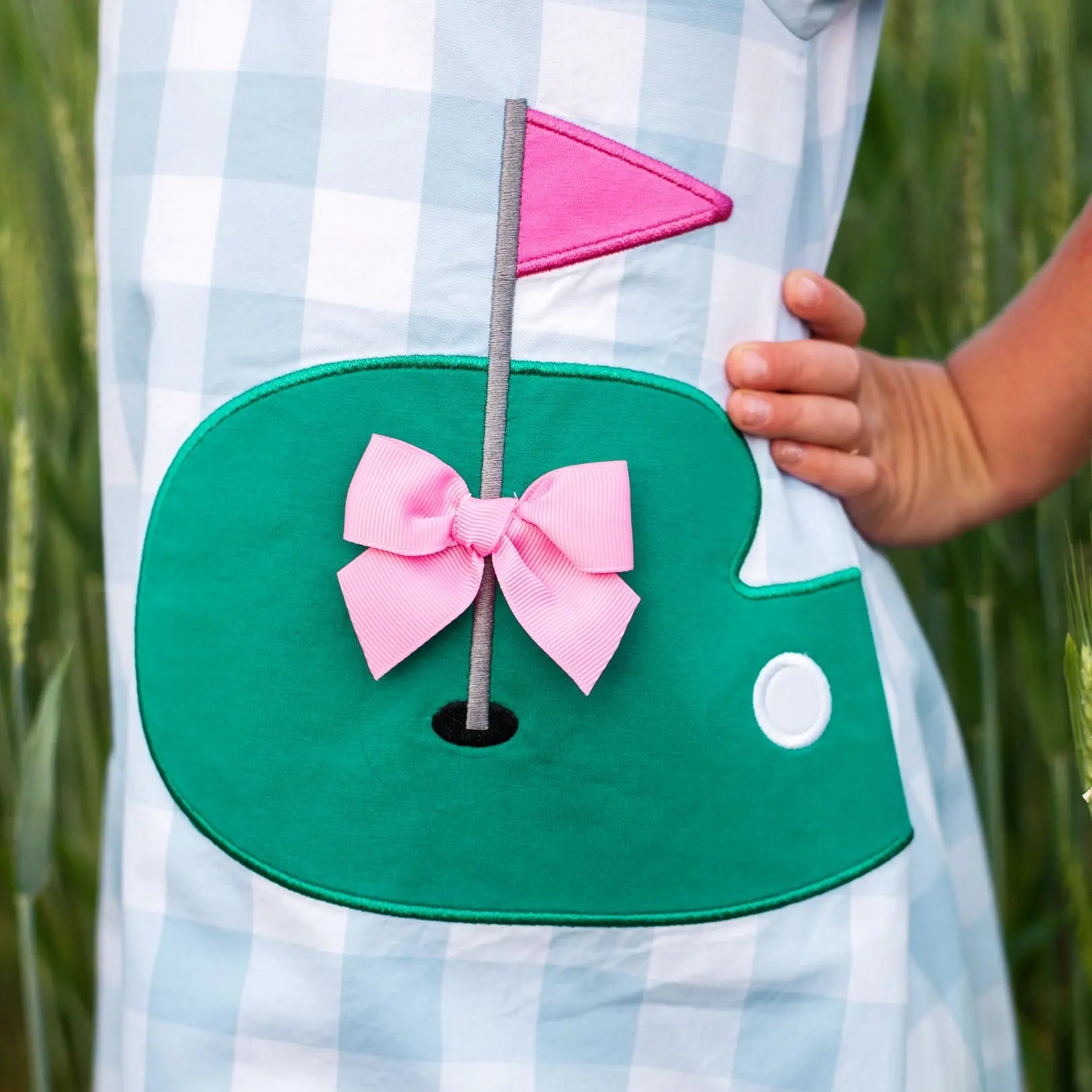 Birdie Blue Golf Dress by Seven Lantern Lane, Southern lifestyle apparel detail photo 3