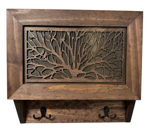 Birds in a Tree Gun Concealment Decor - Handcrafted Wooden Gun Cabinets - Gun Shelf Hidden Storage for Rifles, Shotguns, & Handguns - Quick Access Hid by Bellewood Designs
