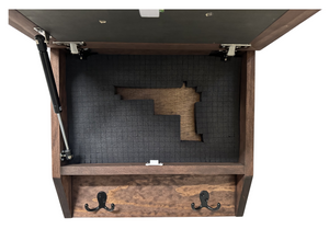 Birds in a Tree Gun Concealment Decor - Handcrafted Wooden Gun Cabinets - Gun Shelf Hidden Storage for Rifles, Shotguns, & Handguns - Quick Access Hid by Bellewood Designs