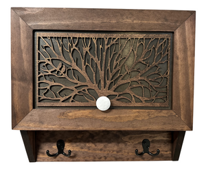 Birds in a Tree Gun Concealment Decor - Handcrafted Wooden Gun Cabinets - Gun Shelf Hidden Storage for Rifles, Shotguns, & Handguns - Quick Access Hid by Bellewood Designs