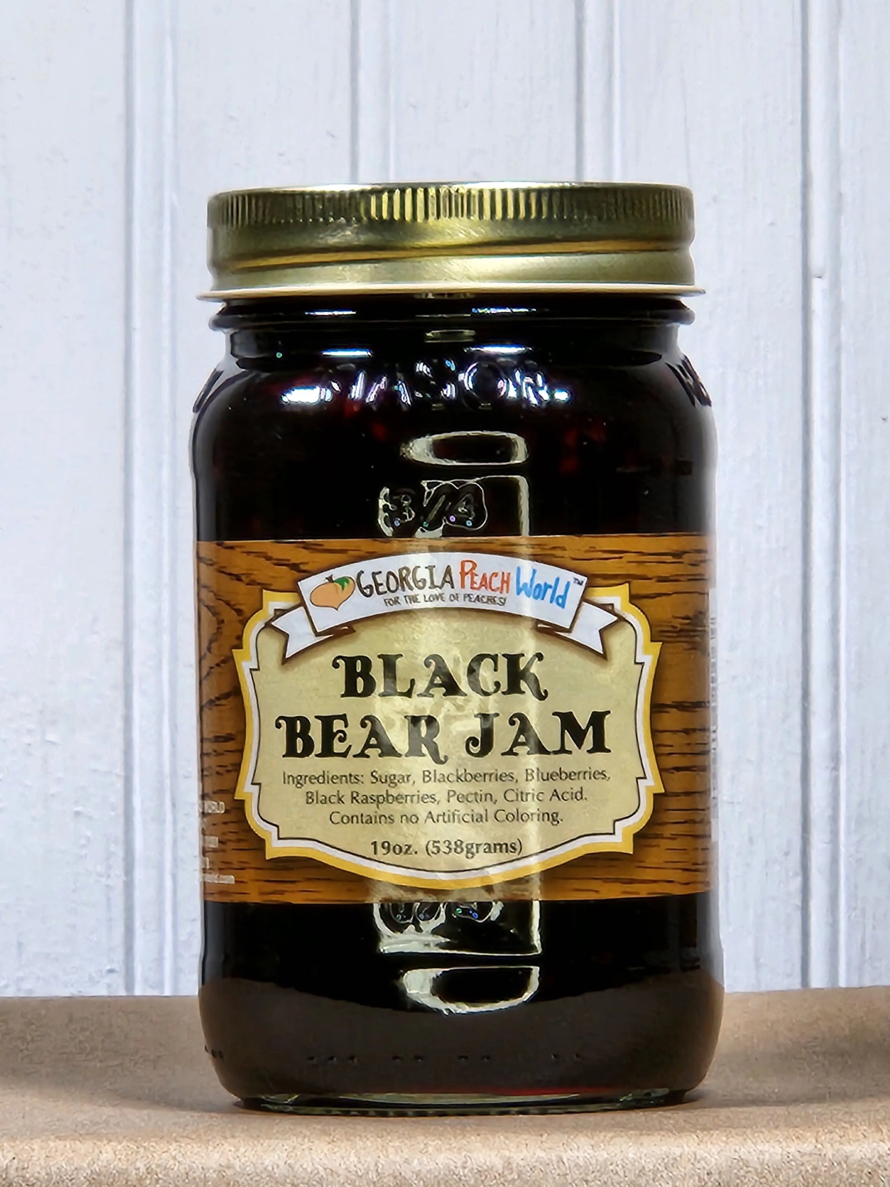 Black Bear Jam by Georgia Peach World, Southern food gift main product photo