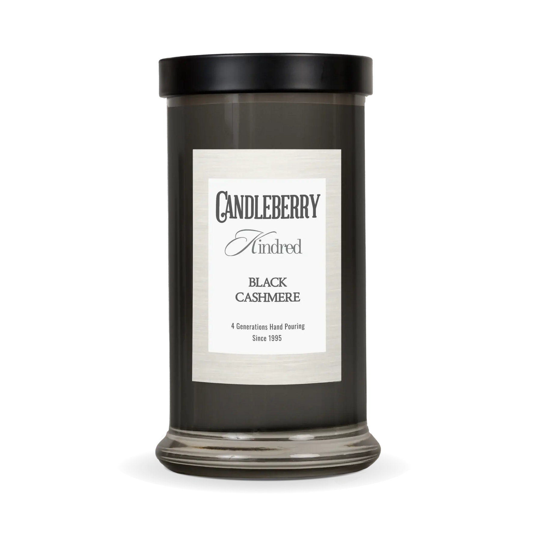 Black Cashmere™, Kindred, Large Jar Candle (Collective) by The Candleberry® Candle Company, scented candle main product photo
