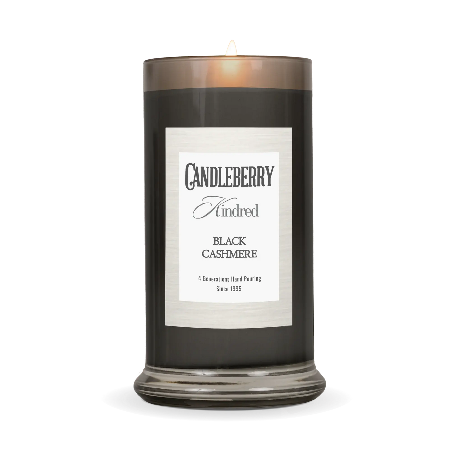 Black Cashmere™, Kindred, Large Jar Candle (Collective) by The Candleberry® Candle Company, scented candle detail photo 2
