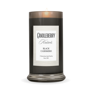Black Cashmere™, Kindred, Large Jar Candle (Collective) by The Candleberry® Candle Company, scented candle detail photo 2