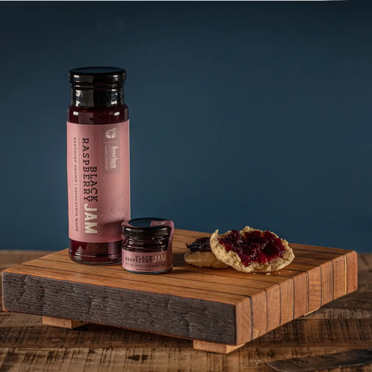 Black Raspberry Jam by Bourbon Barrel Foods, Southern food gift detail photo 3