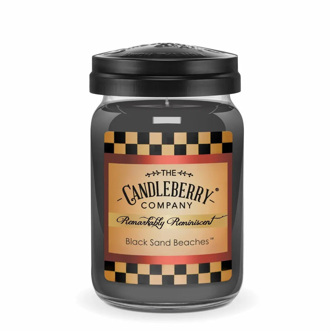 Black Sand Beaches®, Large Jar Candle (Collective) by The Candleberry® Candle Company, scented candle main product photo
