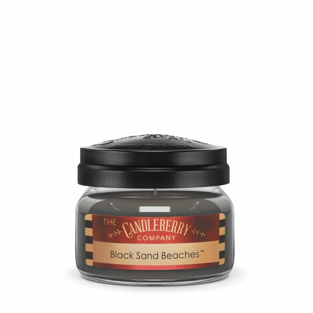 Black Sand Beaches®, Small Jar Candle (Collective) by The Candleberry® Candle Company, scented candle main product photo