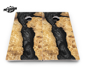 Epoxy Color Options Cornhole Boards (not actual epoxy) - Pro Solution Lite Series by Cornhole Solutions, custom cornhole board detail photo 5