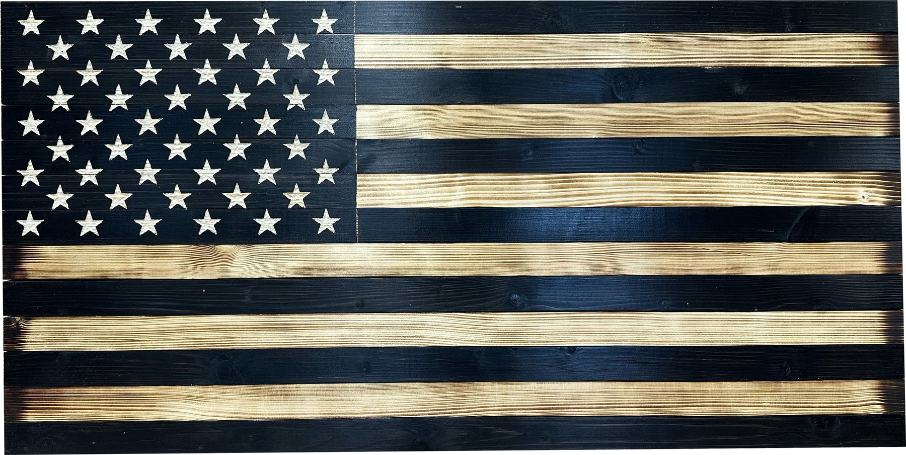 Large American Flag Gun Safe - Quick Access Hidden Gun Safe for Rifles, Shotguns, & Handguns - Gun Concealment Furniture with Magnetic Lock - Gun Self by Bellewood Designs