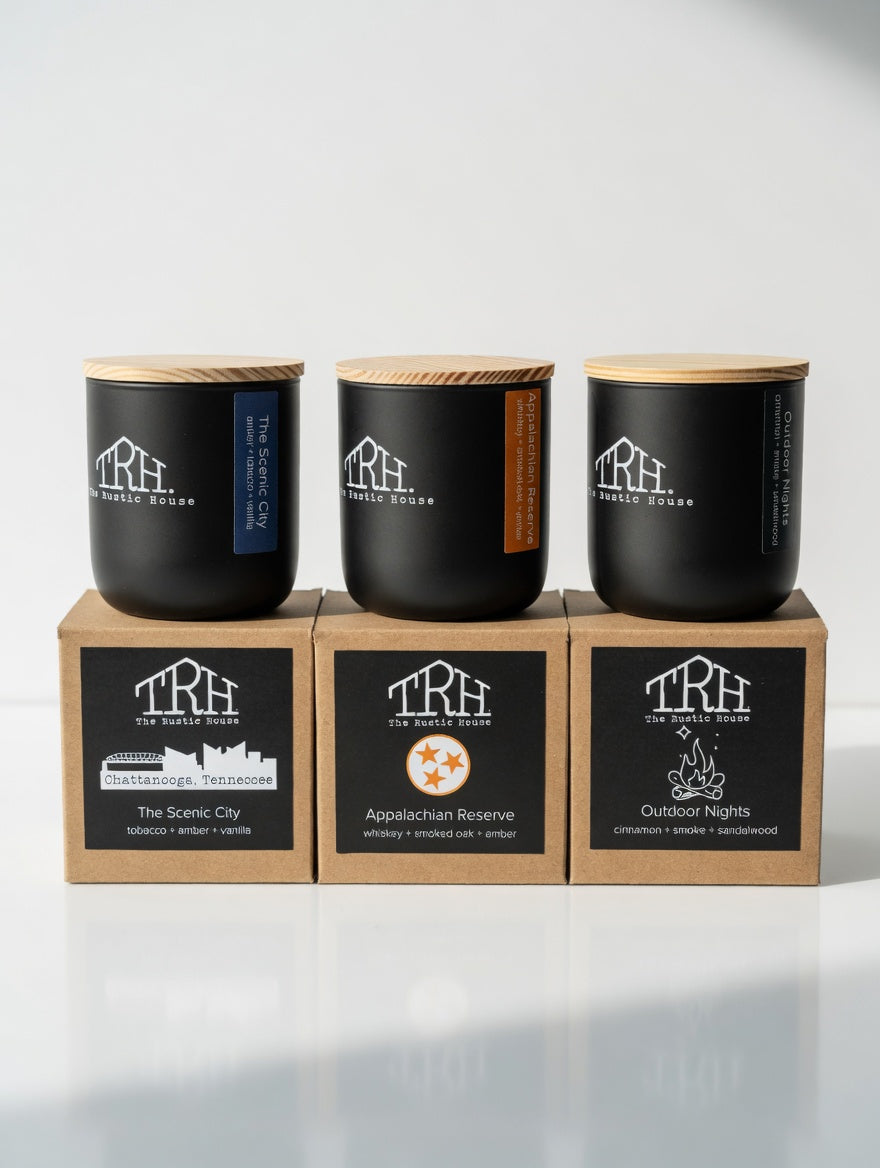 Appalachian Reserve Candle by The Rustic House, scented candle detail photo 5