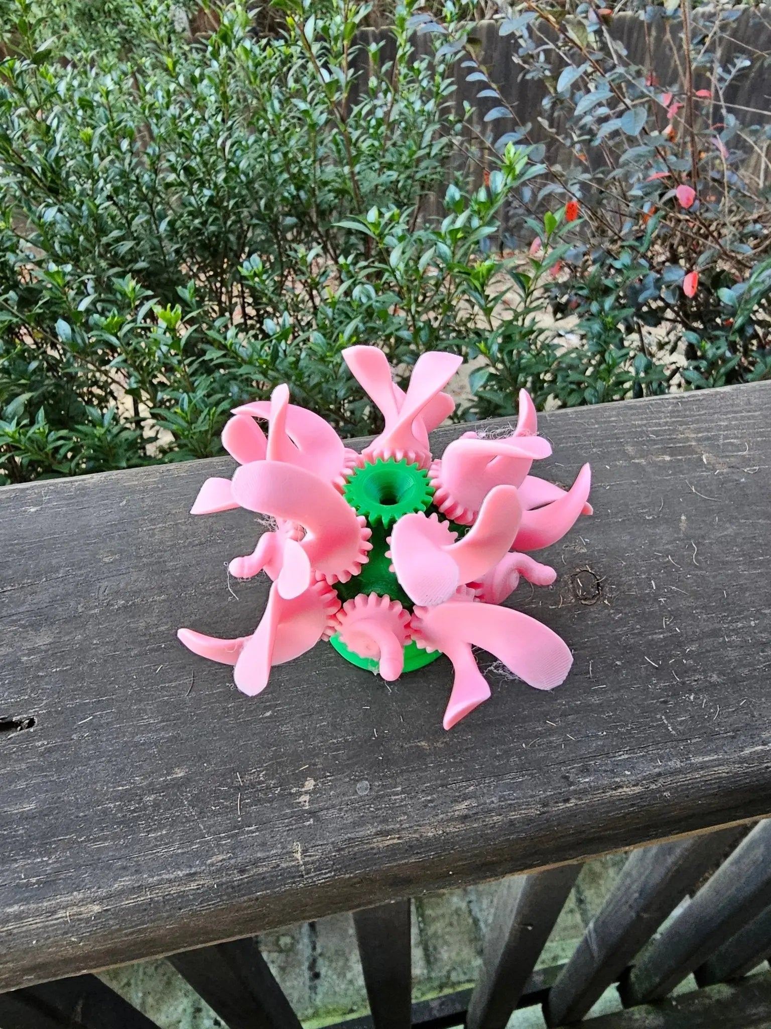 BloomSpin Flower Gear Fidget Spinner Wholesale – Bulk Packs by The Tween Space, 3D printed gift detail photo 2