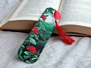 Blossoms of Fuji Bookmark – Mount Fuji Japanese Landscape Bookmark by The Tween Space, Southern lifestyle apparel main product photo