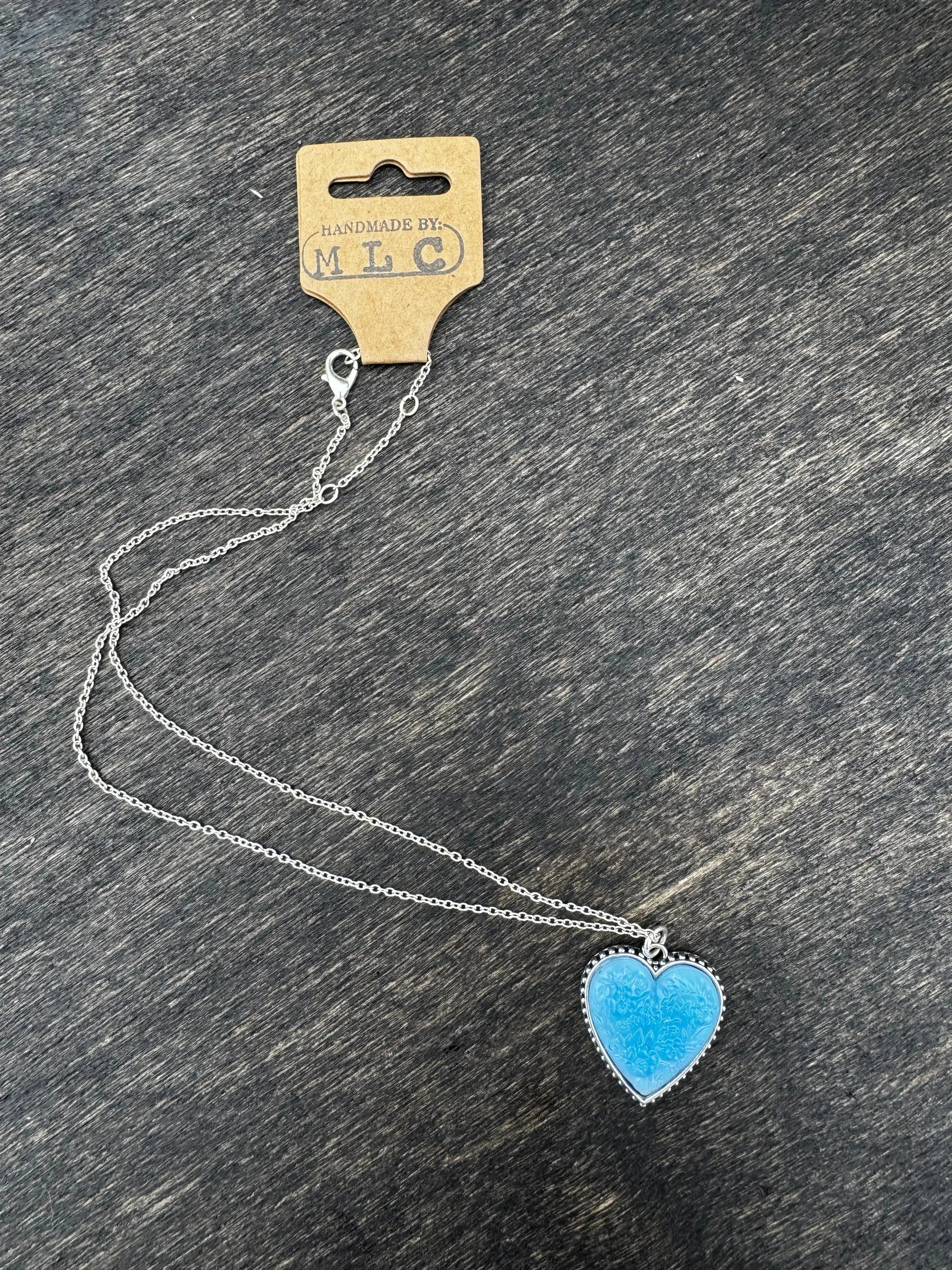 Blue Gummy Necklace | Cute Whimsical Jewelry Gift by Mushroom Lady Co, handmade jewelry main product photo