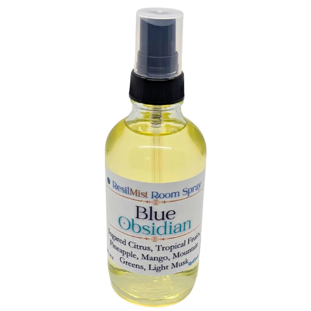 Blue Obsidian ResilMist™ Room Spray | Strong Grounded Focus – ResilScents™ by ResilScents, scented candle main product photo