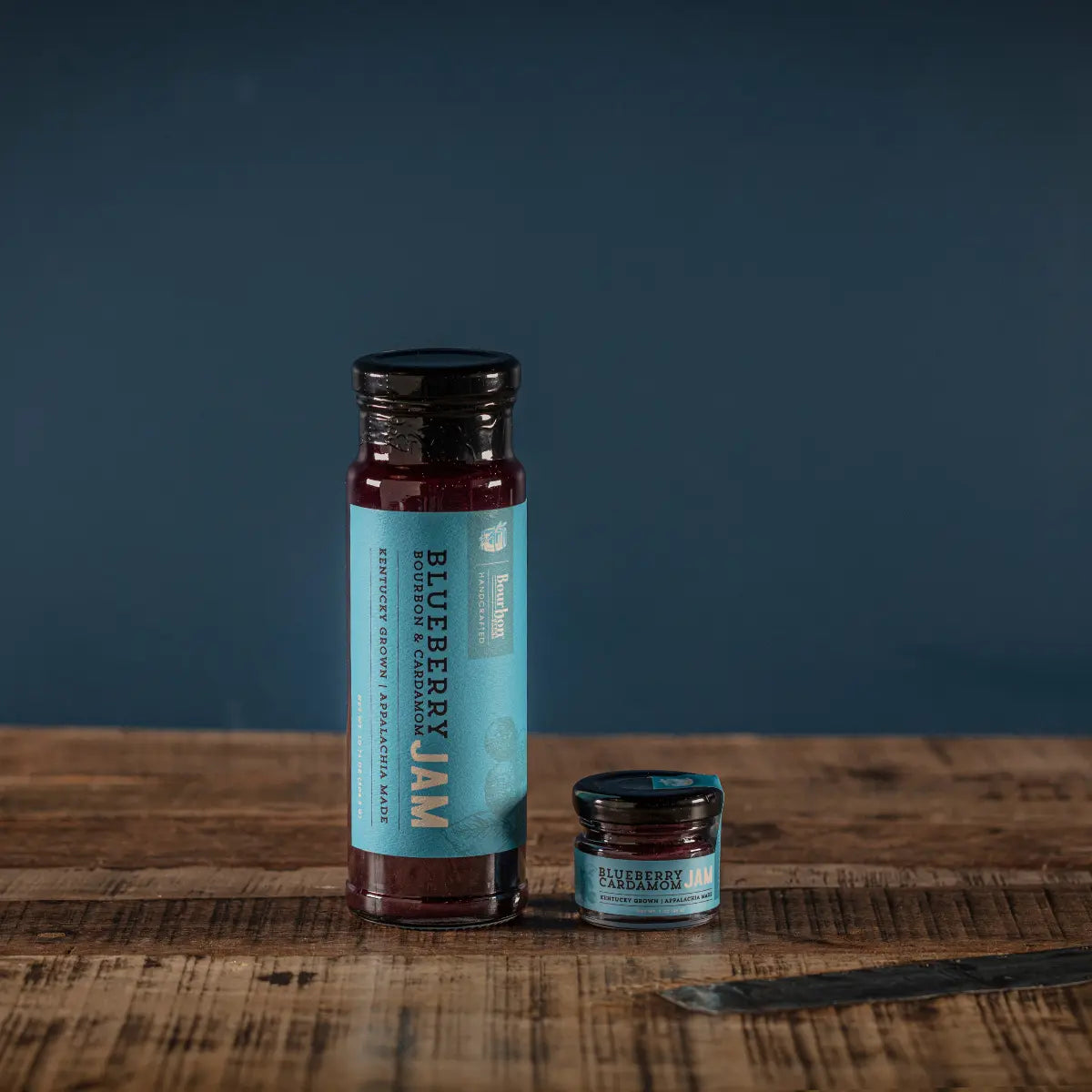 Blueberry Bourbon & Cardamom Jam by Bourbon Barrel Foods, Southern food gift detail photo 2