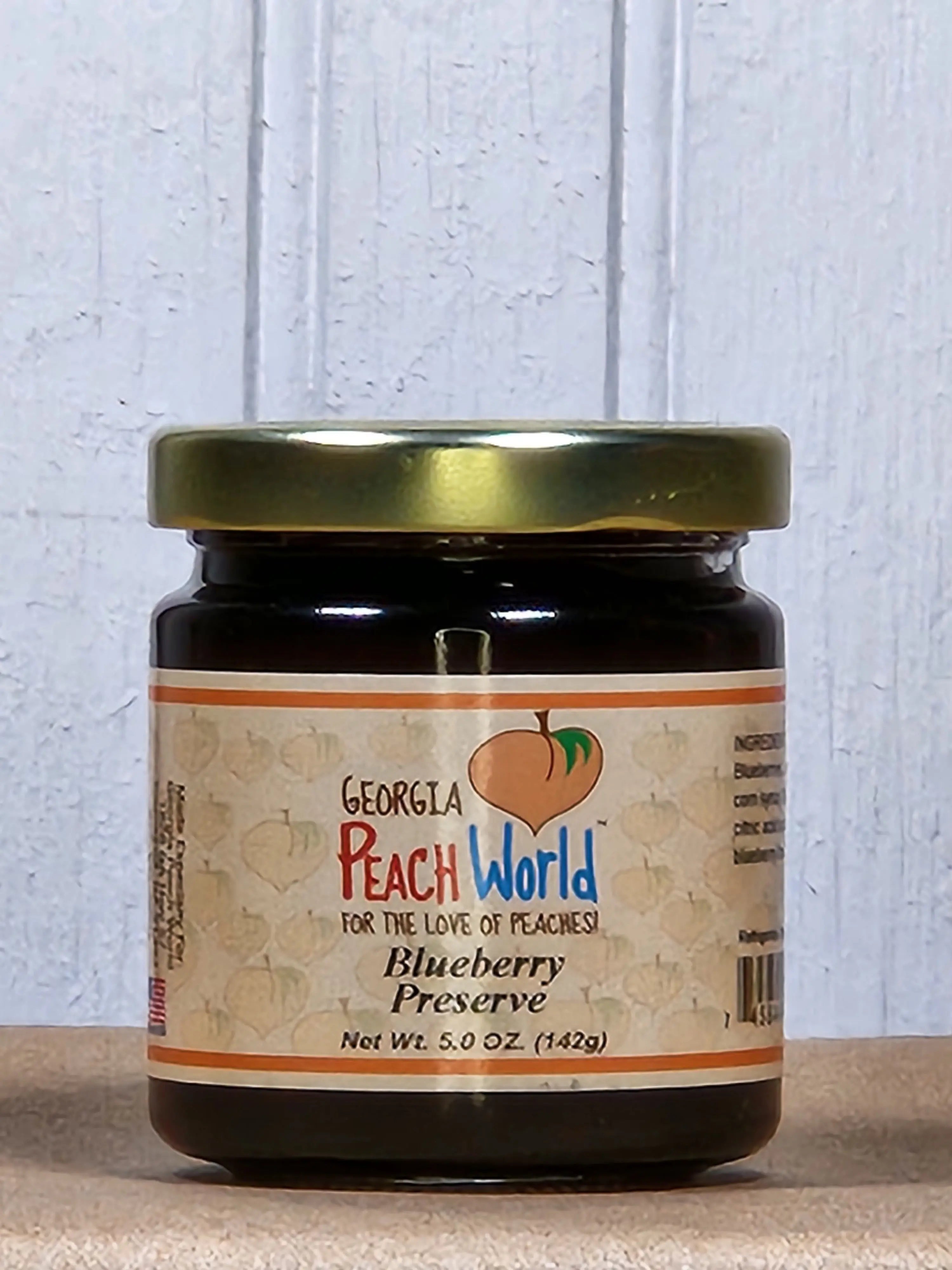 Blueberry Preserve 5oz by Georgia Peach World, Southern food gift main product photo