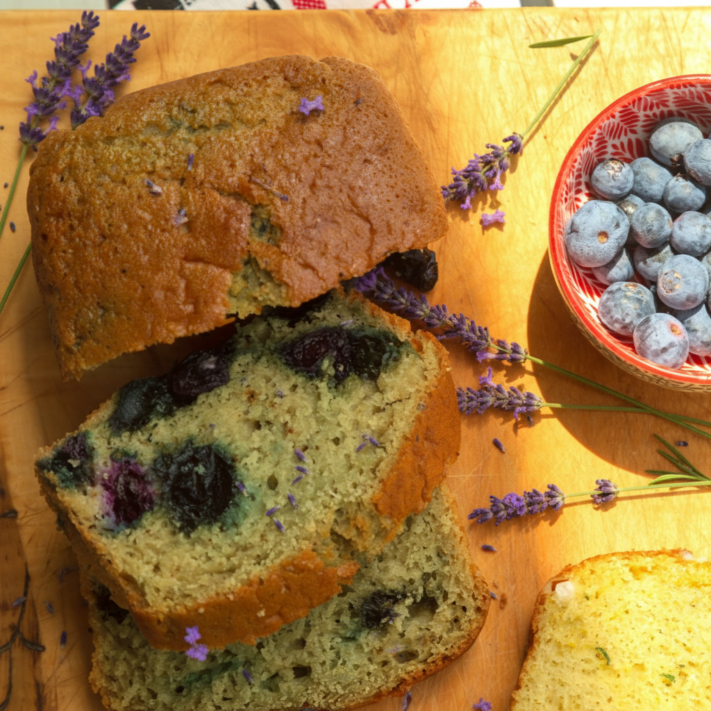 Blueberry & Lavender Bud Cake by Two and a Half Irishmen - Traditional Irish Baking