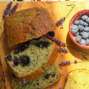 Blueberry & Lavender Bud Cake by Two and a Half Irishmen - Traditional Irish Baking