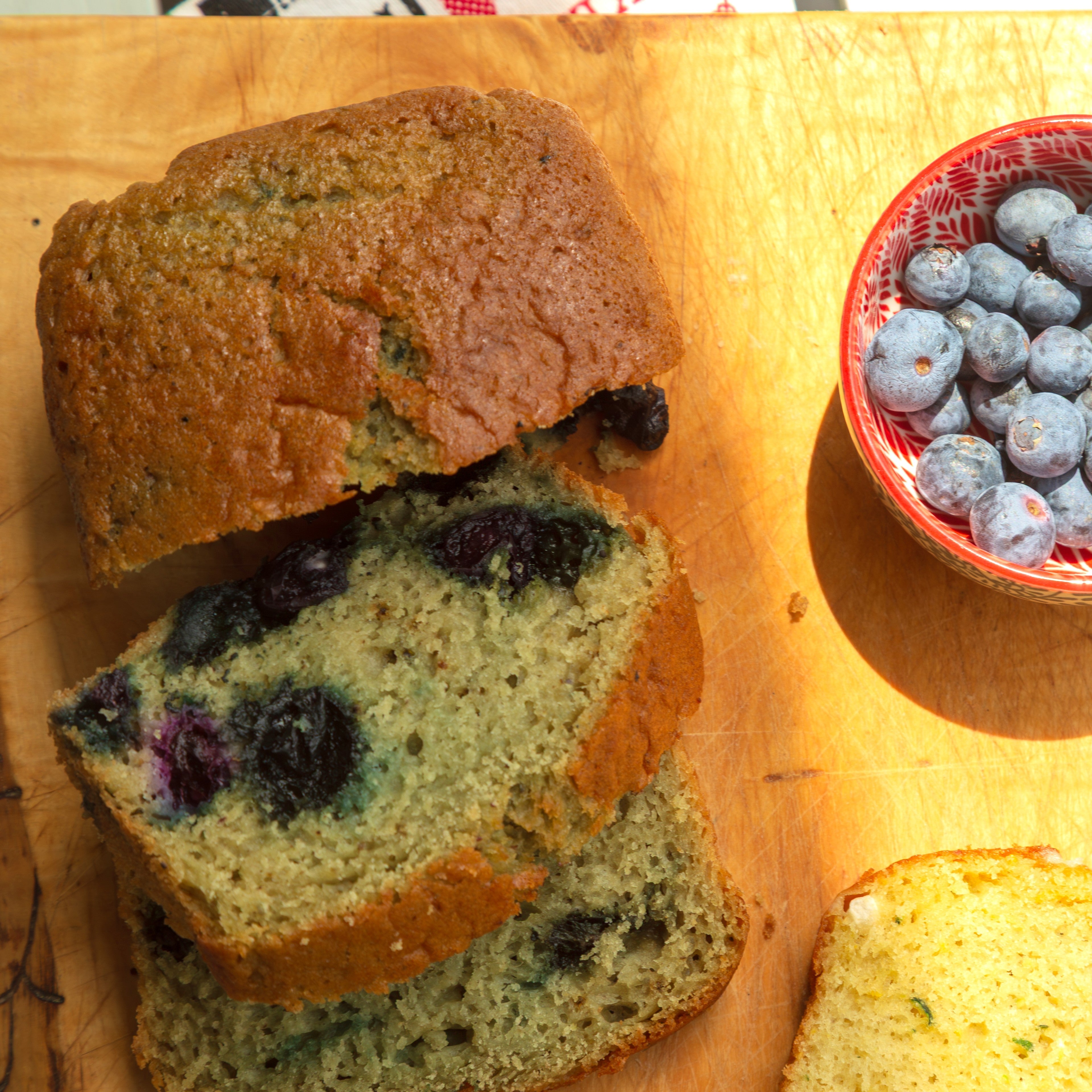 Blueberry & Lavender Bud Cake detail view by Two and a Half Irishmen - Traditional Irish Baking
