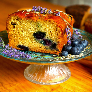 Blueberry & Lavender Bud Cake - Gluten Free by Two and a Half Irishmen - Traditional Irish Baking