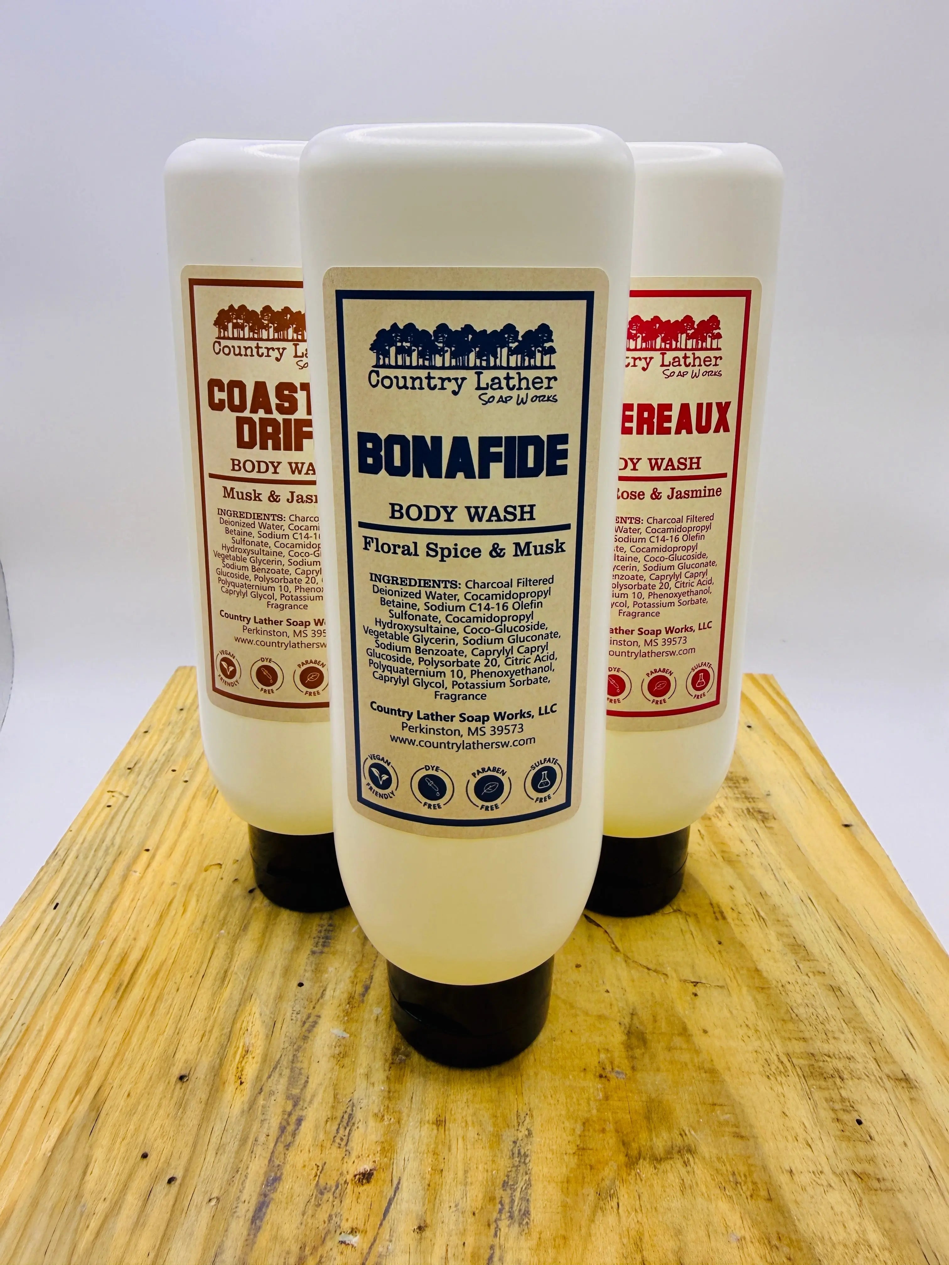 Body Wash by Country Lather Soap Works, natural skincare main product photo