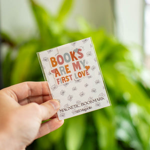 Books are my First Love - Magnetic Bookmark by Still Magnolia, Southern home decor detail photo 3