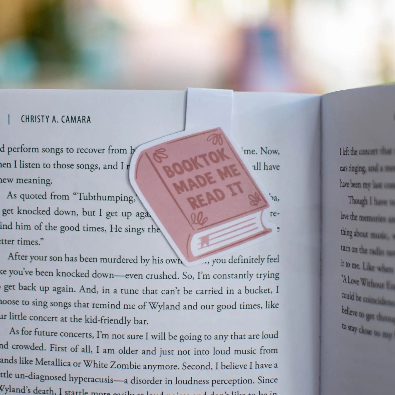 Booktok Made Me Read It - Magnetic Bookmark by Still Magnolia, Southern home decor detail photo 2