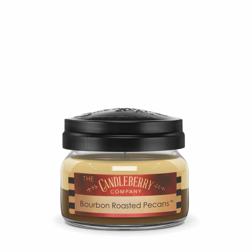 Bourbon Roasted Pecans™, Small Jar Candle (Collective) by The Candleberry® Candle Company, scented candle main product photo