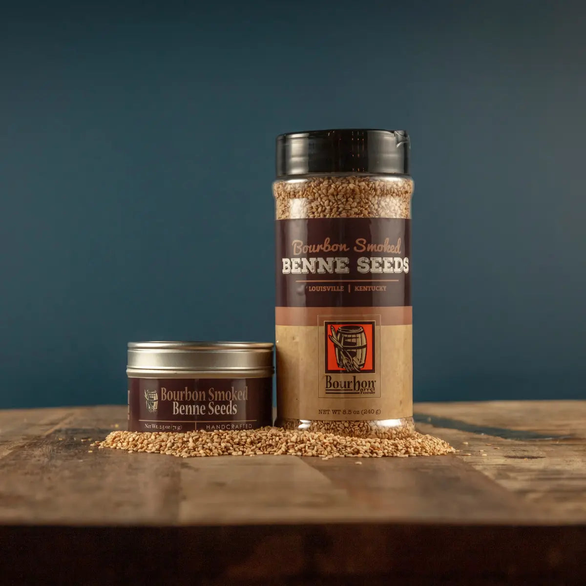 Bourbon Smoked Benne Seeds by Bourbon Barrel Foods, Southern food gift detail photo 2