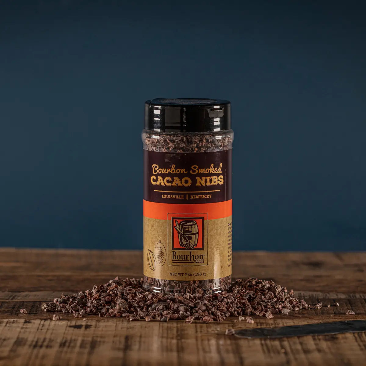 Bourbon Smoked Cacao Nibs by Bourbon Barrel Foods, nuts & seeds detail photo 2