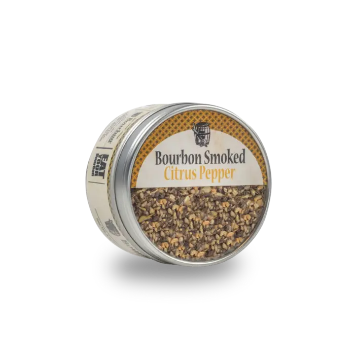 Bourbon Smoked Citrus Pepper by Bourbon Barrel Foods, Southern food gift main product photo