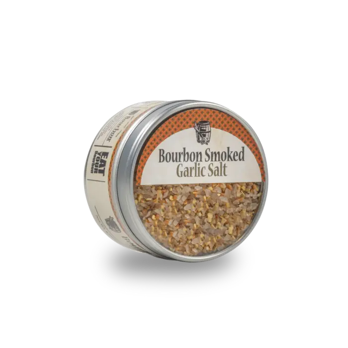 Bourbon Smoked Garlic Salt by Bourbon Barrel Foods, Southern food gift main product photo