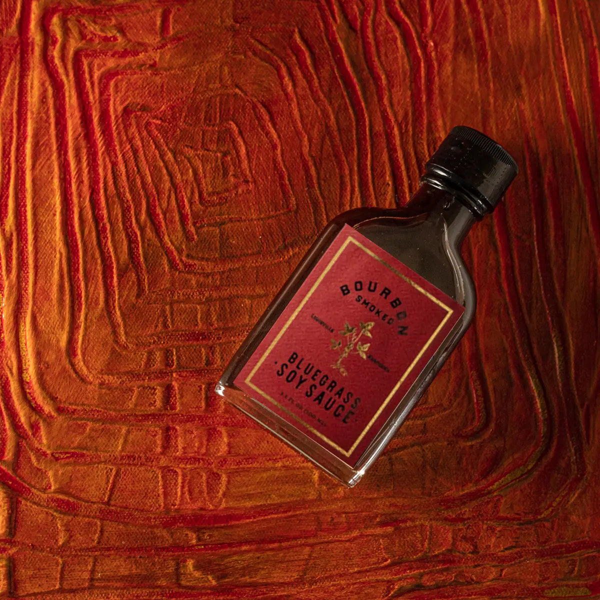 Bourbon Smoked Soy Sauce by Bourbon Barrel Foods, Southern food gift detail photo 2
