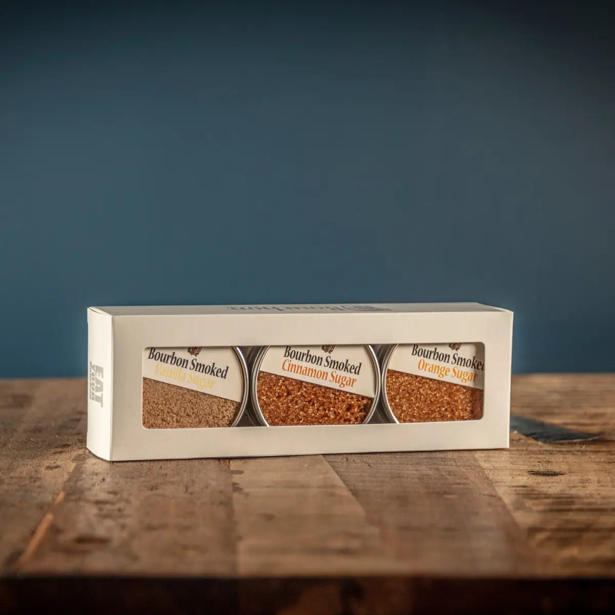 Bourbon Smoked Sugars Trio - Orange, Vanilla, Cinnamon by Bourbon Barrel Foods, sugar & sweeteners detail photo 2