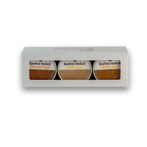 Bourbon Smoked Sugars Trio - Orange, Vanilla, Cinnamon by Bourbon Barrel Foods, sugar & sweeteners detail photo 6