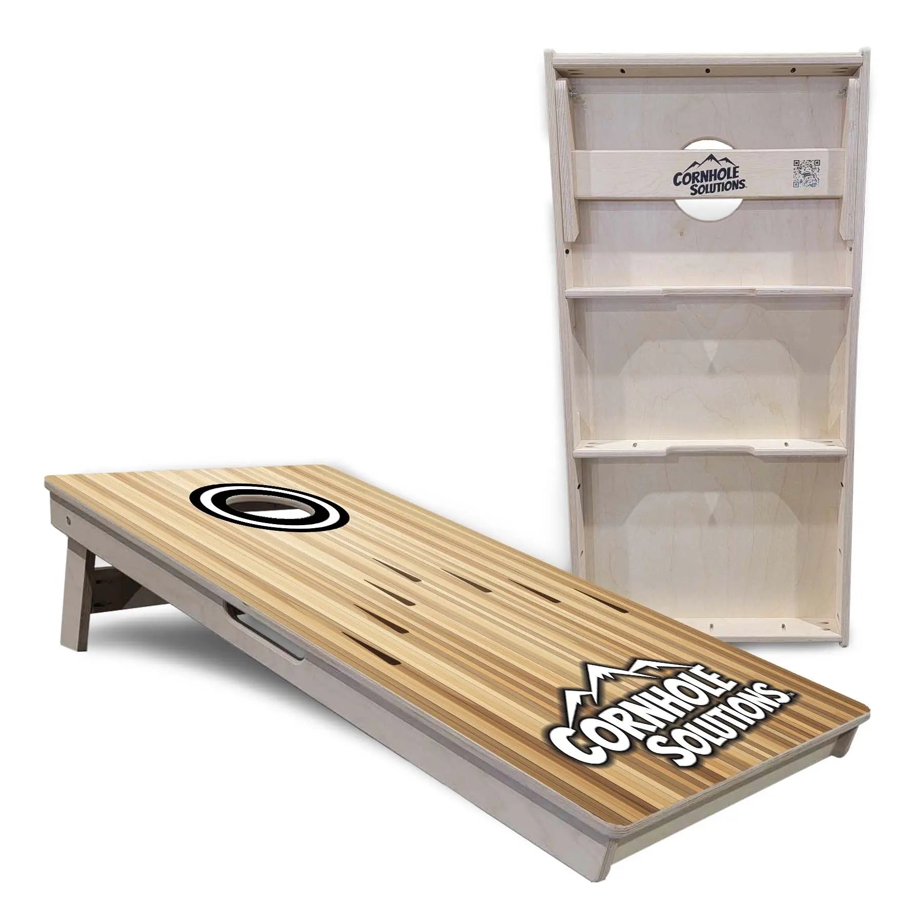 Bowling Black Logo Cornhole Boards - Professional Tournament Series by Cornhole Solutions, Southern home decor detail photo 4