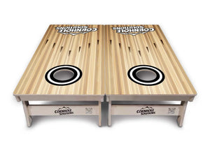 Bowling Black Logo Cornhole Boards - Professional Tournament Series by Cornhole Solutions, Southern home decor detail photo 5