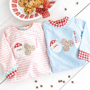 Boys Cookies For Santa Romper by Seven Lantern Lane, Southern lifestyle apparel detail photo 12