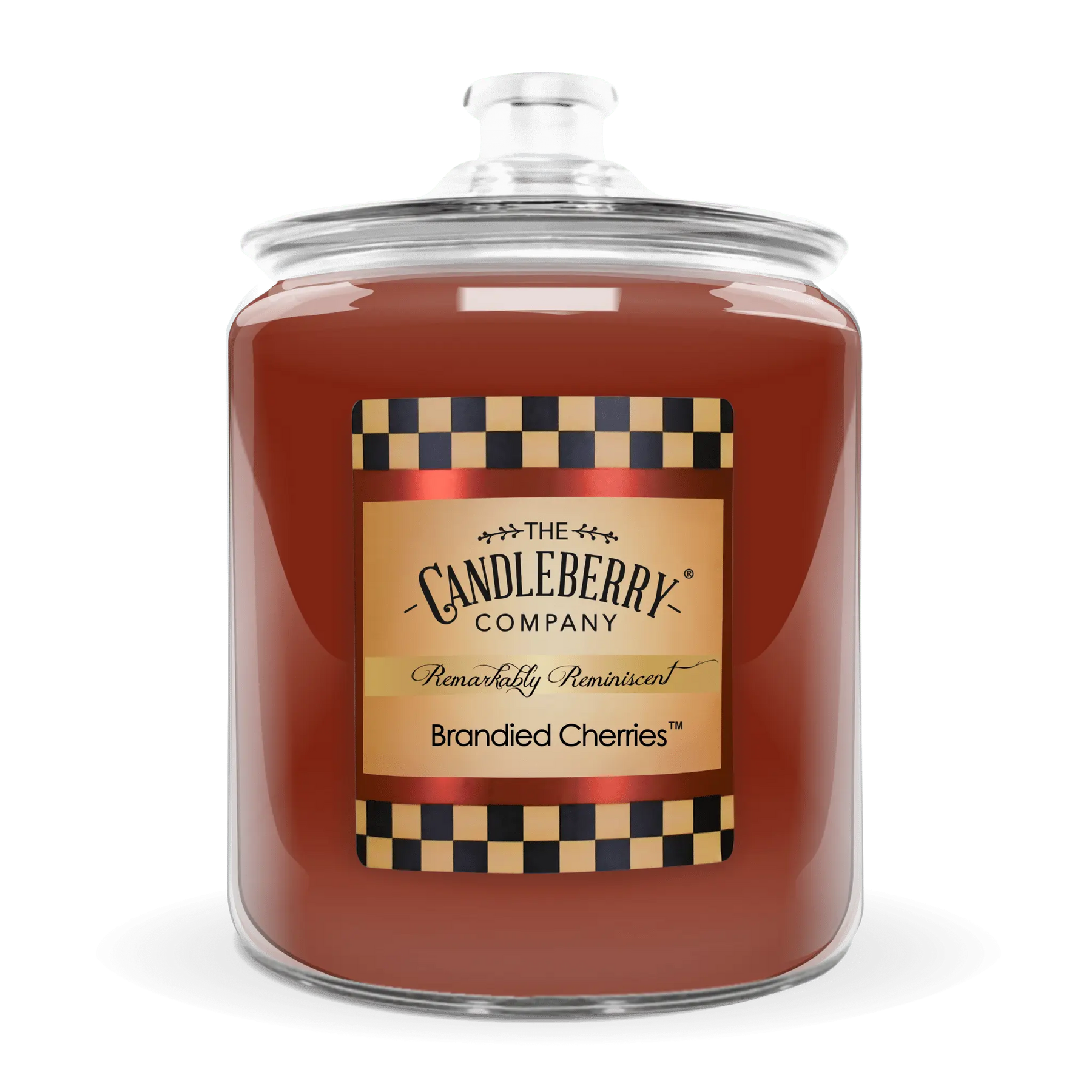Brandied Cherries™, 4 - Wick, Cookie Jar Candle (Collective) by The Candleberry® Candle Company, scented candle main product photo