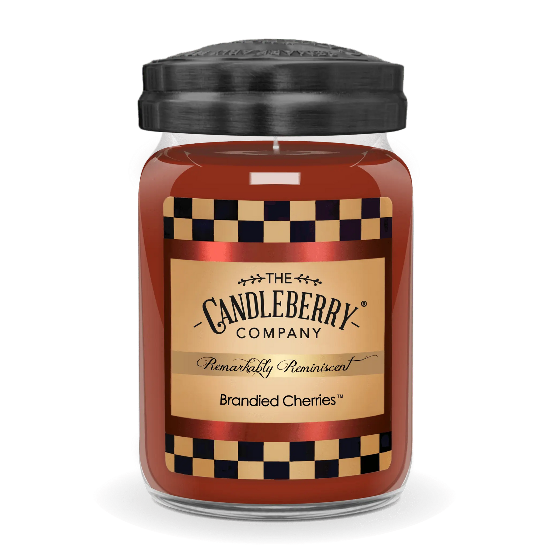 Brandied Cherries™, Large Jar Candle (Collective) by The Candleberry® Candle Company, scented candle main product photo