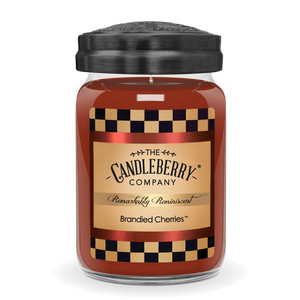 Brandied Cherries™, Large Jar Candle (Collective) by The Candleberry® Candle Company, scented candle main product photo