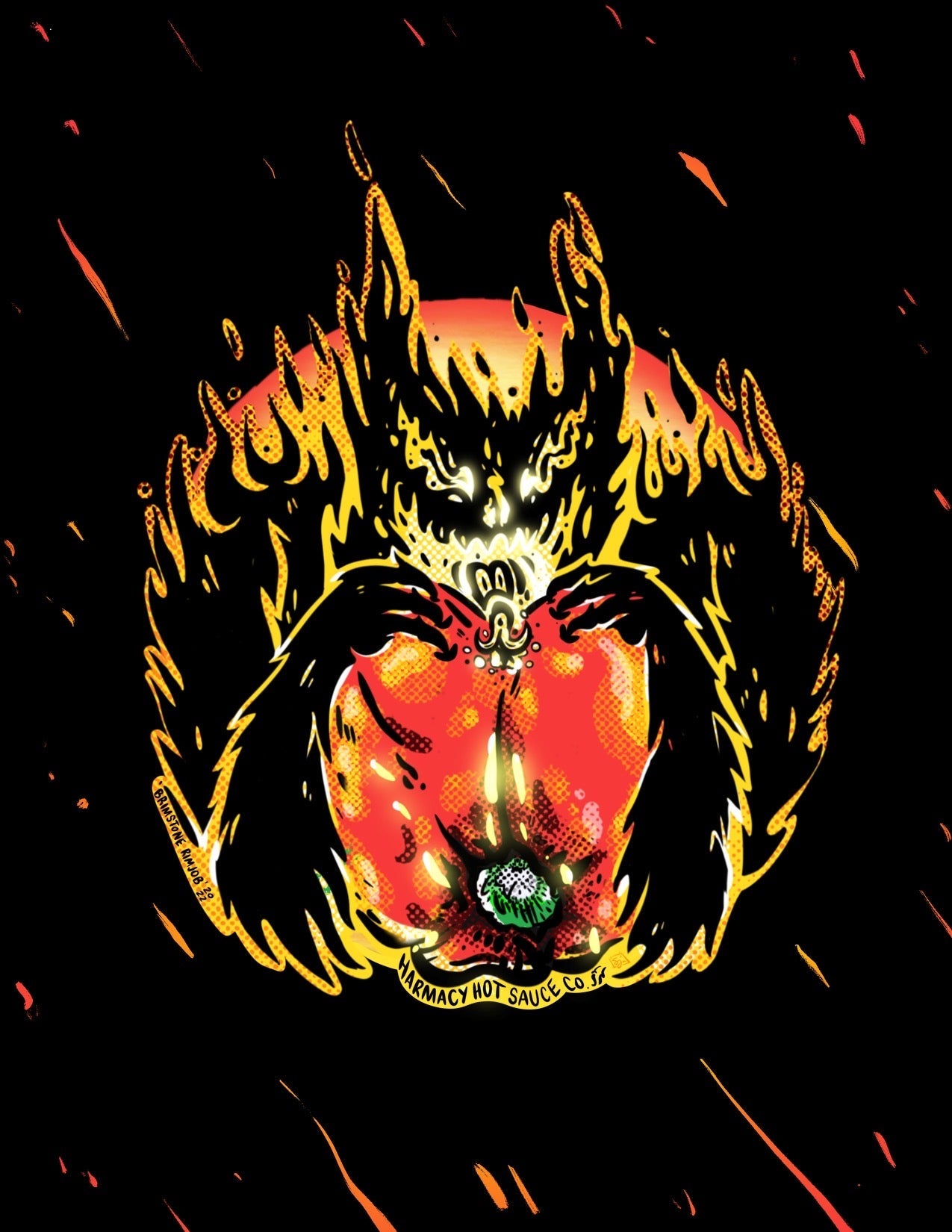 Brimstone Inferno - Extra Hot Roasted Red Pepper & Tahini (9oz) product image 4